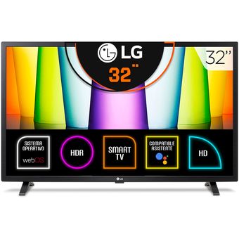 Smart TV LG 32LQ630BPSA 32 pulgadas HD ThinQ 60Hz Nativo