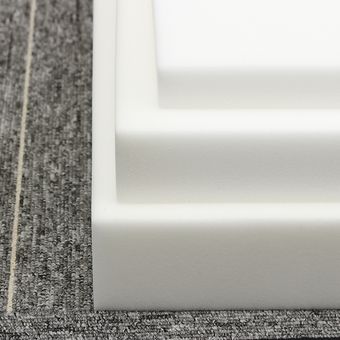 Sofá de alta densidad de espuma del asiento del amortiguador Hoja de reemplazo 40x40cm tapicería del cojín-2.5CM 