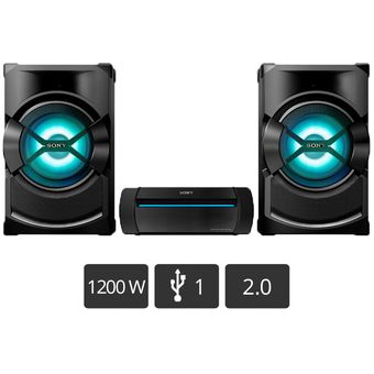Sistema De Audio Sony Bluetooth Shake X30 1200w Negro