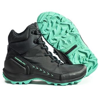 Botas Outdoor Trek mujer Masherland Negro Menta