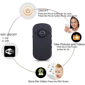 Mini 720p 100w Wireless Remoto Spy Cam Vigilancia Seguridad...