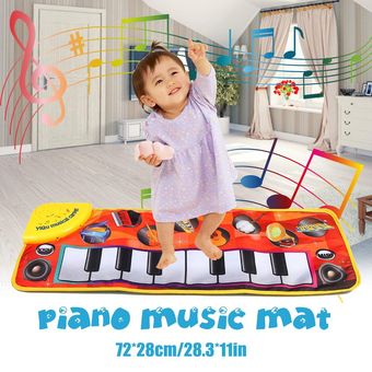 【Oferta especial】 Alfombra de música para bebés Niños gateando Alfombr 