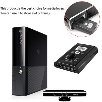 Consola de juegos del disco duro para Xbox 360 Slim de 60 GB / 120 GB / 250 GB / GB 500 GB - 60 negro Linio Colombia - GE063EL1ER1KOLCO