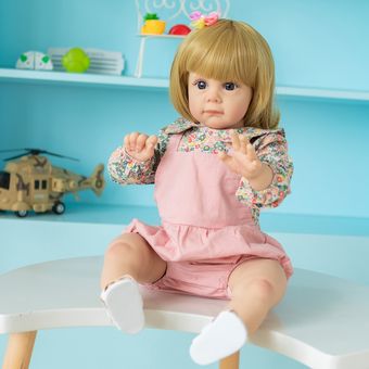 La Linda Muñeca Reborn es el Mejor Regalo para los Niños 60 cm 