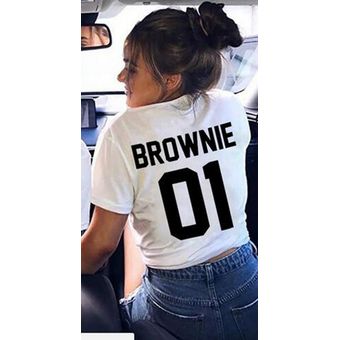 Camiseta De Mejores Amigas Camiseta Blondie01 Brownie01 Para Mujer Camiseta Blanca De Algodon Fuc Linio Colombia Ge063fa173b31lco