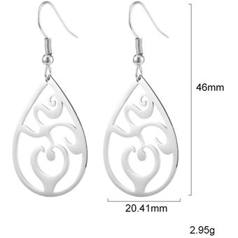 Pendientes De Acero Inoxidable Skyrim Pendientes De Flores S 