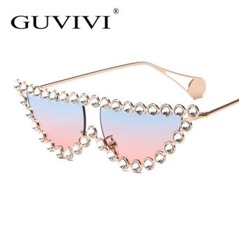 sombramujer Gafas de sol de ojo de gato marco de diamante sombramujer Gafas de sol de ojo de gato marco de diamante