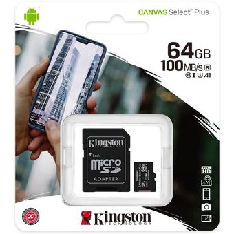 Tarjeta Micro SD High Speed de 64GB + Adaptador // ZB119 – USAMS PERÚ