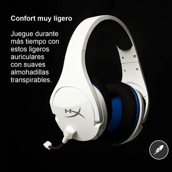 HyperX Cloud Stinger: auriculares gaming - PS5- PS4 (negro y azul)