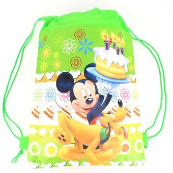 Mochila De tela no tejida de Mickey Mouse de Disney para niños bols 