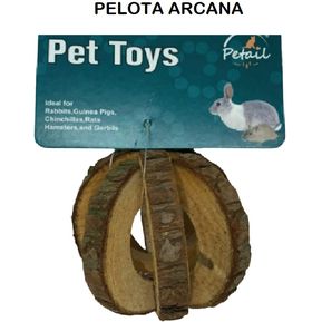 POPETPOP Juguetes Masticables para Mascotas Pequeño Chinchilla Plataforma de Madera con Rueda de Piedra para Hamster Rata Conejo y Loro Gerbo 