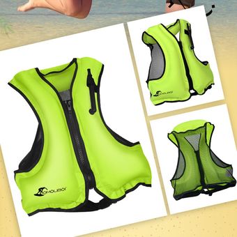 Chaqueta inflable Vida Surf Deportes de agua flotante Chaleco para niños adultos 