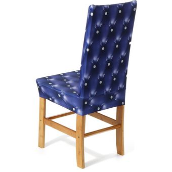 Spandex Velvet Stretch Chair Slip Cover Decoración para Azul 