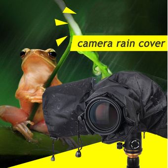 Funda Lluvia Camara Reflex Protector Rain Cover Fotografia