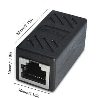 Acoplador hembra RJ45 para Ethernet CAT 6 CAT 5 Extensor de cable Ethernet LAN 
