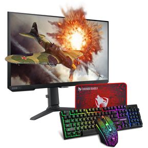 Combo Monitor Samsung Odyssey G4 Gamer 27Pulg 240Hz FHD + Te...