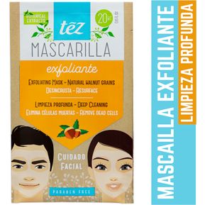 Mascarilla tez Exfoliante Facial limpieza X20ml