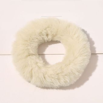 coletero coreano accesorios para el cabello de terciopelo de oveja de invierno Color caramelo Cintas elásticas para el pelo para mujer y niña 