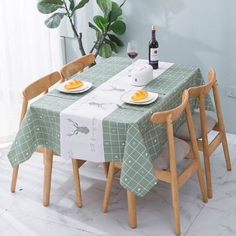 Mantel impermeable de PVC para mesa de comedor cubierta Rectangular a prueba de aceite ropa cocina hogar Hotel decoración mesa de té 