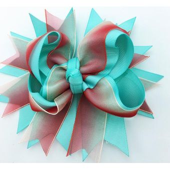 1pcs 5 Pulgadas Cinta Bowknot Porcelana Sólida Bebé Bowknot 