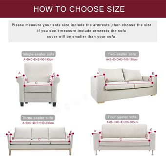 Fundas de sofá Gran elasticidad para sala de estar,funda de sofá elástica para Loveseat,esquina seccional,en forma de L,hay que comprar 2 uds. #Color 7 