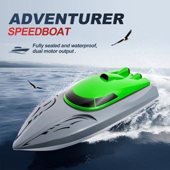 806 2.4GHz RC Boat Racing de alta velocidad Pesca Speed ​​Boat Control Remote Ship 