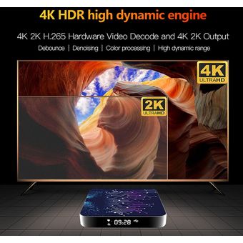 Reproductor de Medios Receptor de TV Box 2021gb Y 2.4GB Wifi 4k 3D inalámbrica HDR 
