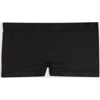 Panty Boxer Negro Mujer