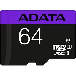 MICRO SD ADATA 64GB AUSDX64GUICL10A1