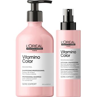 Shampoo Cabello Teñido 500ml + Spray 10 En 1 LOreal Vitamino Color | Linio  Perú - LO994HB09KHRYLPE