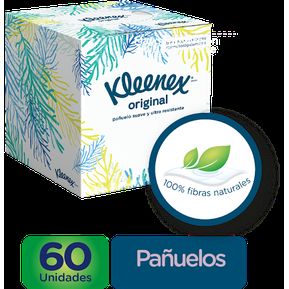 Kleenex Pañuelos faciales ultra suaves, caja de cubos, 50 pañuelos por caja  de cubos, 4 paquetes