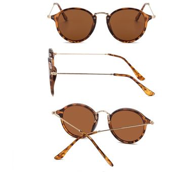 Splov Gafas De Sol Redondas Diseño Retro De Hombres Y Gafas 