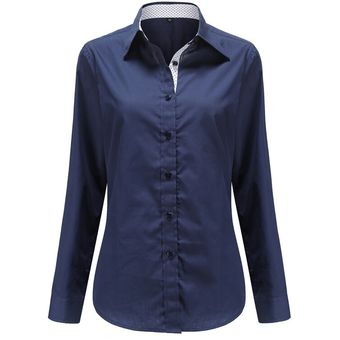 Dioufond-Camisa de manga larga para mujer  ropa a la moda  blusa aju.. 