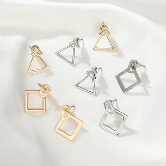 Joyería Adorable Pendientes Triangulares Pendientes Diseño 