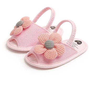 Sandalias de bebé de girasol bebé sandalias Bebé Zapatos de fondo suave no caminar zapatos sandalias de niña 