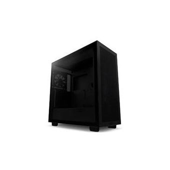 Gabinete NZXT H7 FLOW Negro / Cristal Templado / ATX Sin Fuente / USB Tipo  C / CM-H71FB-01/