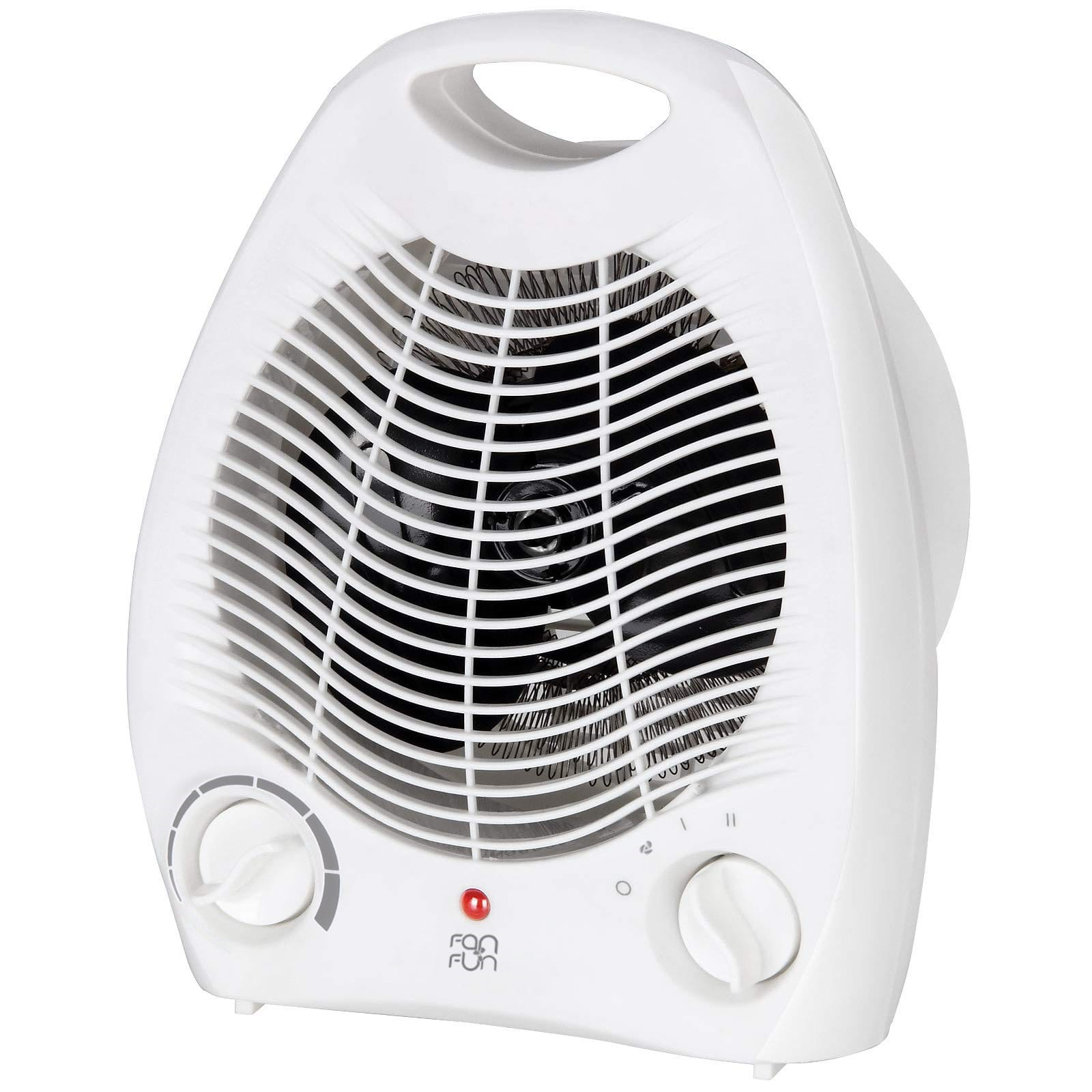 Calefactor / Ventilador Compacto Fan Fun Blanco