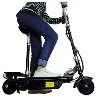 Patineta scooter electrica con silla monopatín niños y niñas