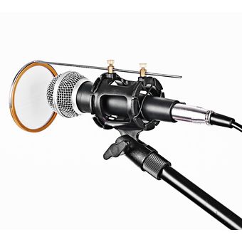 Neewer Micrófono dinámico para karaoke escenario estudio de grabación en casa con conector de 14 a cable hembra XLR aleación de cinc profesional condensador duradero color negro 