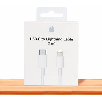 Apple - Cable de USB-C a Lightning (1 m)