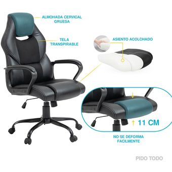 Cojín de asiento de coche Cojín de asiento de silla ergonómico transpirable  50 x 51,5 cm