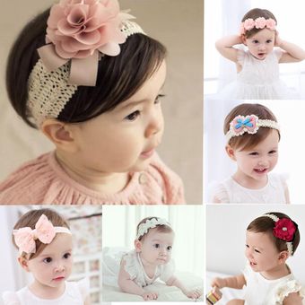 Cabello De Bebé Con Flores Recién Nacidas Coreanas Con Para 