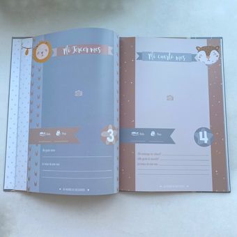 Cuaderno - Album Bebé Primer Año, Interior a Todo Color