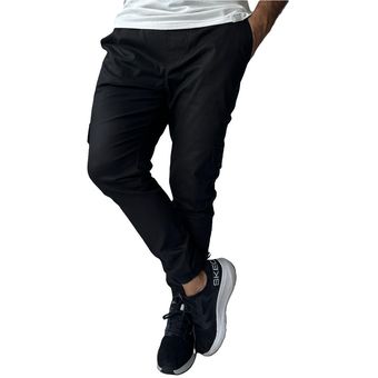 Pantalón Jogger Con Bolsillos Negro