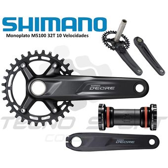 Grupo Shimano Deore 10 Velocidades Monoplato Hidraulico Mtb