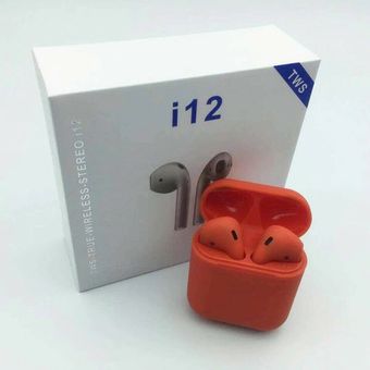 BS i12 Auriculares inalámbricos estéreo con auriculares para teléfonos 