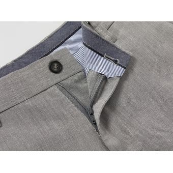 Pantalones Algodón Formal Gaupucean Para Hombre-Gris Oscuro Pantalones Algodón Formal Gaupucean Para Hombre-Gris Oscuro