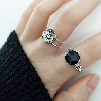 Anillo De Cumpleaños Femenino De Plata Esterlina Foxanry 925 