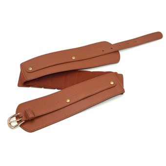 Cinturón ancho con hebilla Vintage para mujer cinturón ancho de cue 