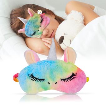 Generico - Antifaz Para Dormir Unicornio Máscara Sueño Niña